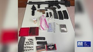 Vermont man arrested on I91 in Greenfield after illegal guns and narcotics were found during traffi [upl. by Andreana]