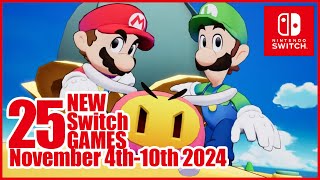 Upcoming Nintendo Switch Games November 4th10th 2024 [upl. by Nahsin609]