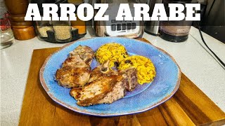 CHULETAS de cerdo con ARROZ ARABE 👳  Receta fácil 🔥  William Priets [upl. by Tseng]