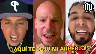 ¡GUERRA ¡Cosculluela invoca a Santa Cos y Residente le contesta  Anuel y Kendo reaccionan [upl. by Amlus]