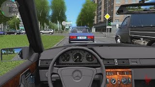 City Car Driving  MercedesBenz E320 W124 [upl. by Ikkiv]