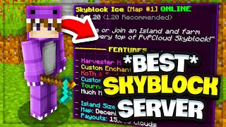 TOP 3 SKYBLOCK SERVERS 2024 EDITION NEW  18  120 Best Minecraft Skyblock Servers [upl. by Surad]