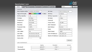 UBNT Nanostation 2 Loco Configuration [upl. by Polik]