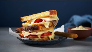 How to make The Golden Ham amp Cheese Toastie by Jarlsberg® [upl. by Nnyliram]