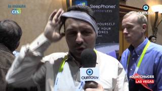 la minute CES S02E20  AcousticSheep SleepPhones le bandeau écouteur Bluetooth [upl. by Topper619]