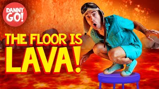 quotThe Floor is Lava Dancequot 🌋  Danny Go Kids Brain Break Activity Songs [upl. by Analaf180]