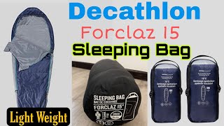 Best Light Weight Budget Sleeping Bag  Decathlon Forclaz 15 Sleeping Bag  Forclaz 1520 Ultralight [upl. by Hanoj]