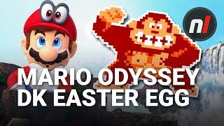 Super Mario Odyssey Donkey Kong Arcade Easter Egg in Jump Up Super Star [upl. by Amabelle]