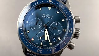 Blancpain Fifty Fathoms Bathyscaphe Flyback Chronograph 5200024052A Blancpain Watch Review [upl. by Jemina]