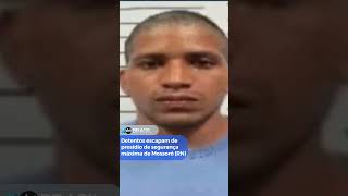 Fuga inédita detentos do Comando Vermelho escapam de presídio federal em Mossoró [upl. by Atiuqrahc]