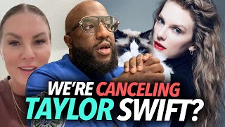 quotWere Cancelling Taylor Swiftquot Women Take a Stand After Being Told To Vote For Kamala Harris 😳 [upl. by Aiuqes982]