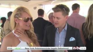 Kipton Cronkite amp Consuelo Vanderbilt Costin discuss the art market on a 40 million super yacht [upl. by Ttennaej]