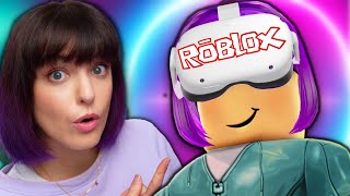 ROBLOX in VR is really weird… [upl. by Aiykan]