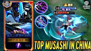 TOP 1 MUSASHI IN CHINA HOK  Play Like The Strongest Samurai Grandmaster Ranked [upl. by Lorene230]