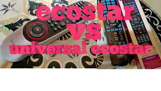 ecostar vs universal ecostar 2 tv remote [upl. by Shari]