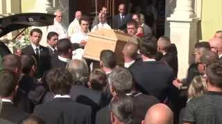 Mourners gather for funeral of F1 driver Jules Bianchi [upl. by Sul970]