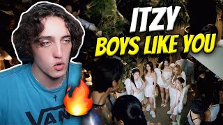 ITZY “Boys Like You” MV ITZY REACTION   VISUAL ERA 🔥😩 [upl. by Aimas117]