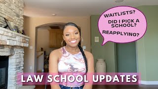 law school update waitlists reapplying have I chosen a school yet [upl. by Kazim]