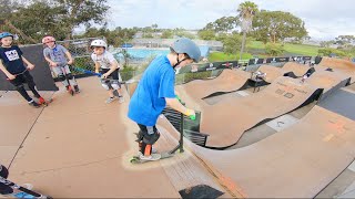 10 year old drops in on mega ramp [upl. by Fulmer483]