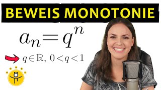 Mathematische BEWEISE führen – Monotonie von Folgen beweisen [upl. by Neibart681]