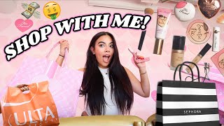 NO BUDGET MAKEUP SHOPPING SPREE  HAUL Unlimited shop with me [upl. by Acinot22]