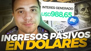 INGRESOS PASIVOS🔥 DIA a DIA EN DOLARES con NEXO  Joven Inversor [upl. by Alemat]