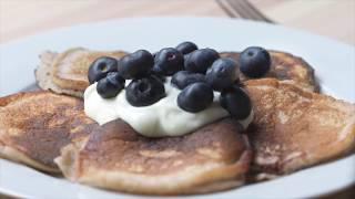 Banana Pancakes Recipe  Swim Fitness Meal Plan  Eat Well Live Well Swim Well [upl. by Norahc944]