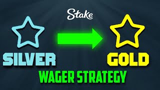 THE SAFEST STRATEGY TO WAGER AND LEVEL UP VIP ON STAKE [upl. by Pierpont]