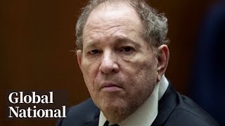 Global National April 25 2024  What led to Harvey Weinsteins overturned 2020 rape conviction [upl. by Aneryc]