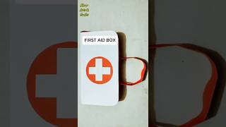 DIY Paper Doctor Set  First Aid Box with paper doctorset firstaidkit shorts ytshorts babytoys [upl. by Aciamaj]