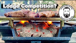 🔵 Lodge Sportsmans Grill LSG vs Chinese Knock Off Everdure Ironmaster Costway Giantex Patiojoy [upl. by Nairahcaz]