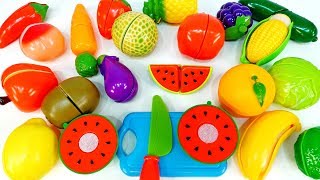 Learn Names And Colors Of Fruits amp Vegetables LuLuPopTV [upl. by Narf]