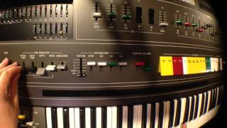 Yamaha CS60 Analog Synthesizer  Ring Modulator Demo [upl. by Joyan]