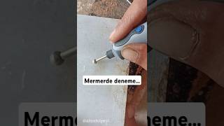 Dremel Stylo 2050 15 mermerde denemeuç setten değildir dremel dremel2050 dremelstylo gravür [upl. by Yarased]