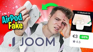 ich teste AirPod Fakes von Joom für UNGLAUBLICHE 3€ [upl. by Nnaeus]