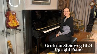 Grotrian Steinweg G124 2008 Upright piano  Review amp Demo  Sherwood Phoenix [upl. by Gilli259]