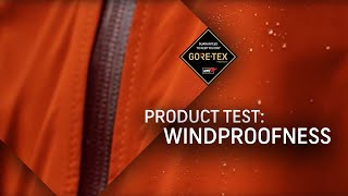 GORETEX Products Test 2 Windproofness [upl. by Melc]