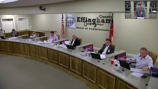 Effingham County Board of Commissioners Work Session November 21 2023 [upl. by Eastlake]