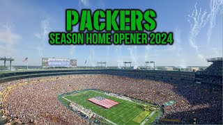 Green Bay Packers Season Home Opener vs Indianapolis Colts September 15th 2024 [upl. by Kelly]