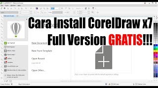 Tutorial Install CorelDraw x7 Full Version [upl. by Kelbee517]