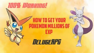 How To Get Your Pokemons Millions Of Exp In DelugeRPG I DelugeRPG [upl. by Pember61]