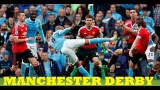 Man City Vs Man United  Manchester Derby Fights Fouls Red Cards HD [upl. by Miguel]