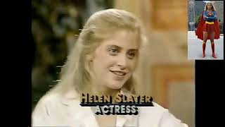 Helen Slater SUPERGIRL interviews GMA amp ET 1984 HD [upl. by Atekin]