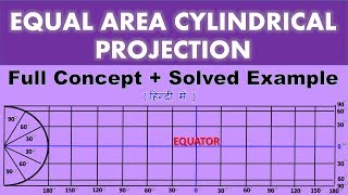 cylindrical equal area projection [upl. by Ethelinda]