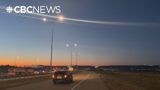 Why the province is replacing hundreds of highway lights in Calgary [upl. by Ahsinev]