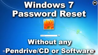 How to Reset Windows 7 Administrator Password Using Command Prompt without DiskUsb or software [upl. by Auqkinahs]