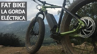 Review Fat Bike Eléctrica  Bicicleta Probada en Ciudad Nieve Arena y Bike Park [upl. by Selwyn]