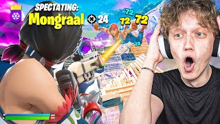 I Spectated MONGRAAL in Fortnite best pro player [upl. by Lesde]