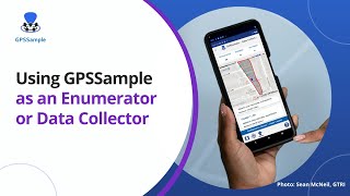 Using GPSSample as an Enumerator and Data Collector [upl. by Aikemat]