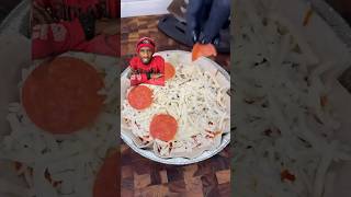 🔥🔥🔥Deep dish torilla pizza  food Foodie Yum Reaction [upl. by Novyaj]